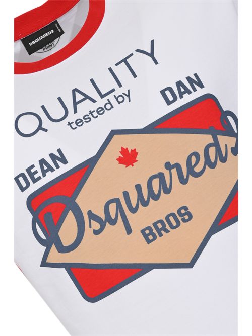 T-shirt New Cool Fit in cotone con stampa D2 Daywear DSQUARED2 | S71GD1658 D20033964